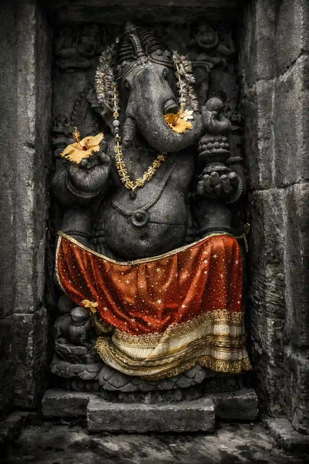 Ganesha temple sculpture and religious heritage in Odisha