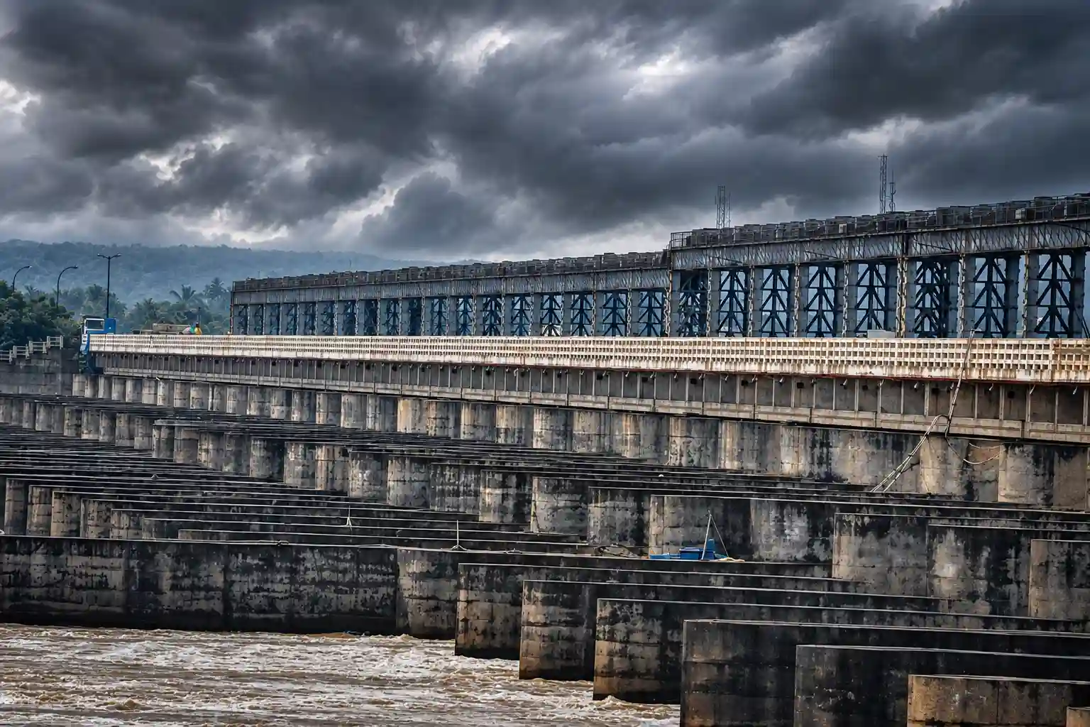 Naraj Barrage on the Mahanadi near Cuttack