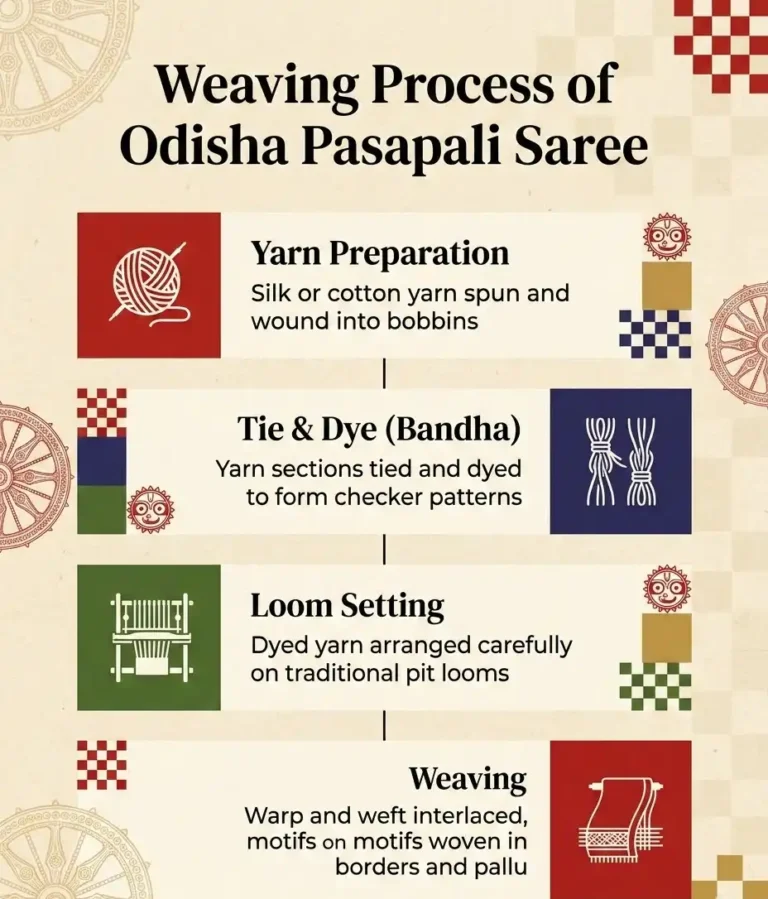 Handloom Pasapali Saree | localdrive