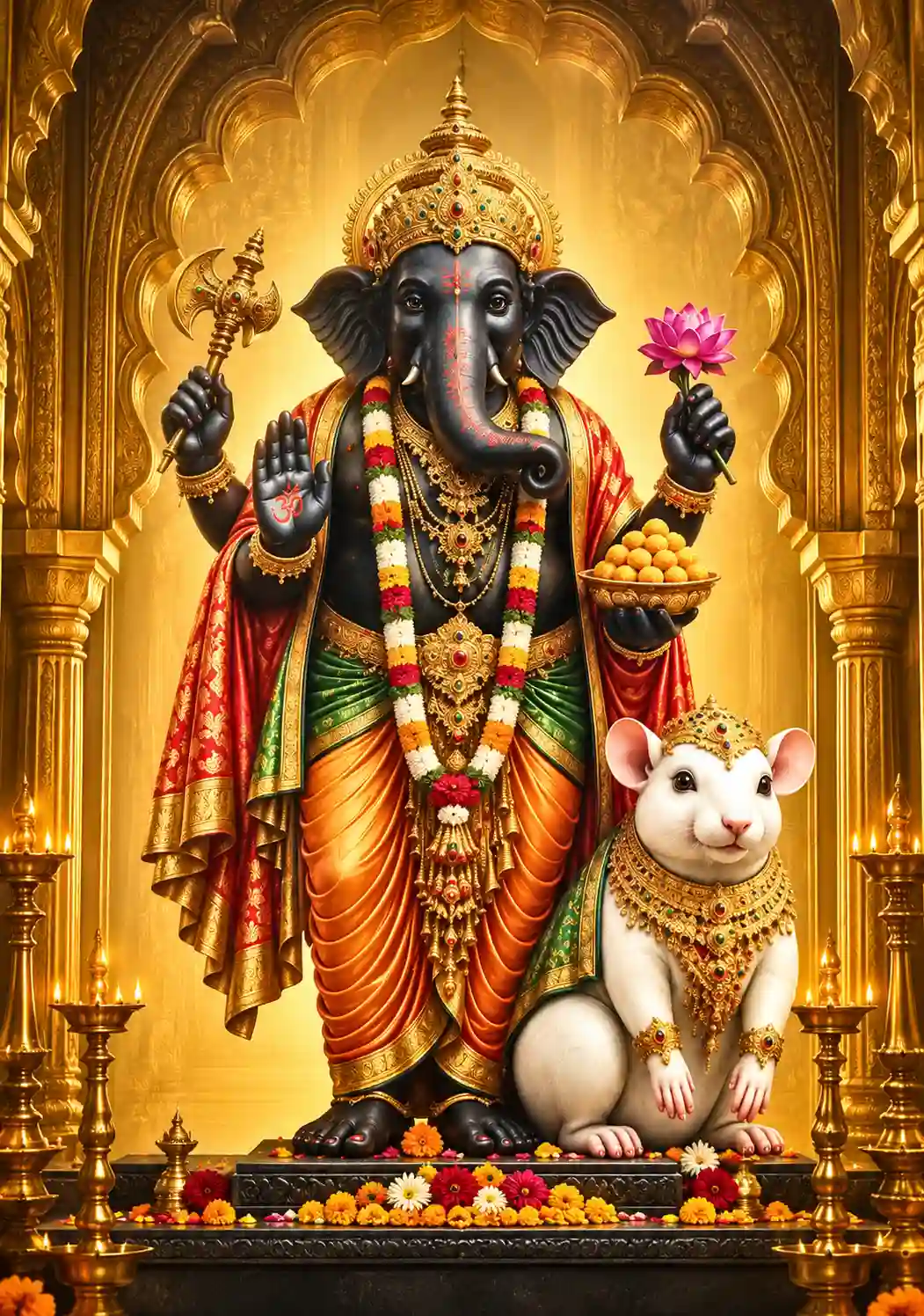 Towering Ganesh idol at Baramunda Bhubaneswar in 2026