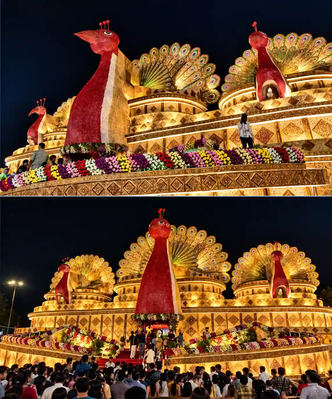 My 2025 Bhubaneswar Durga Puja pandal route