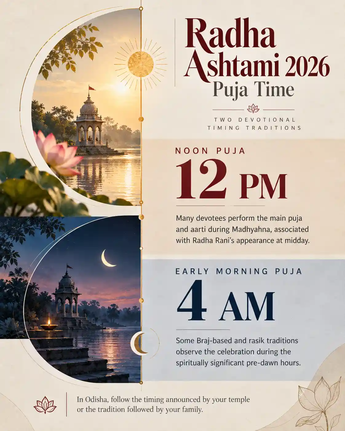Radha Ashtami 2026 Puja Time