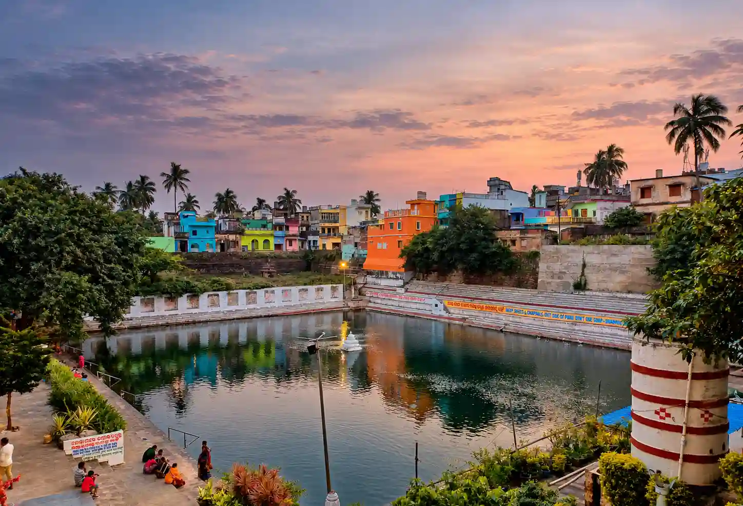 Sweta Ganga, a sacred tank near the Jagannath Temple in Puri, Odisha